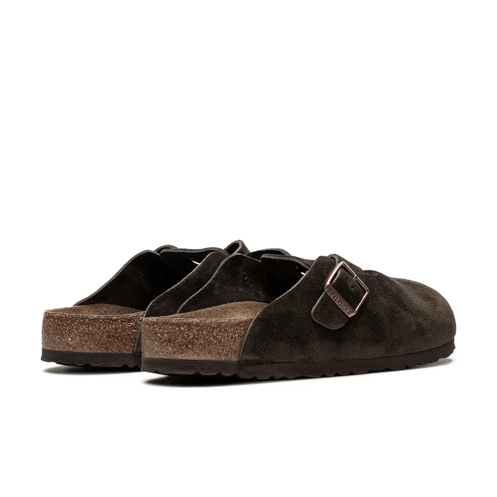 Birkenstock Boston Soft Footbed Suede Mocca