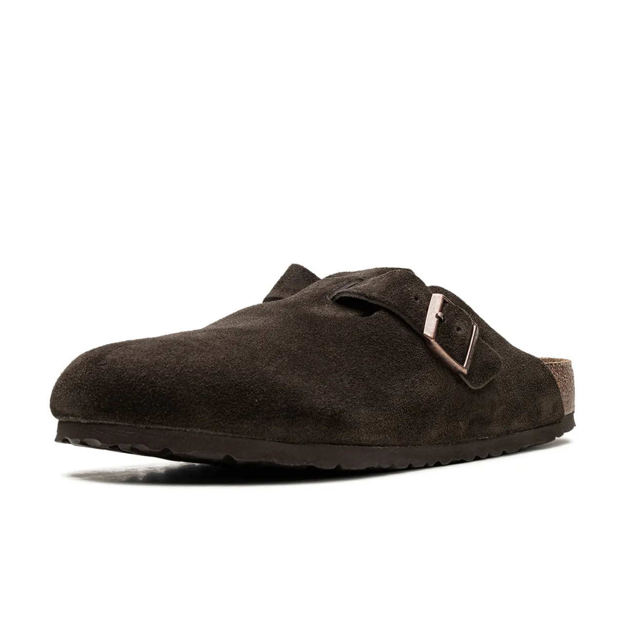 Birkenstock Boston Soft Footbed Suede Mocca