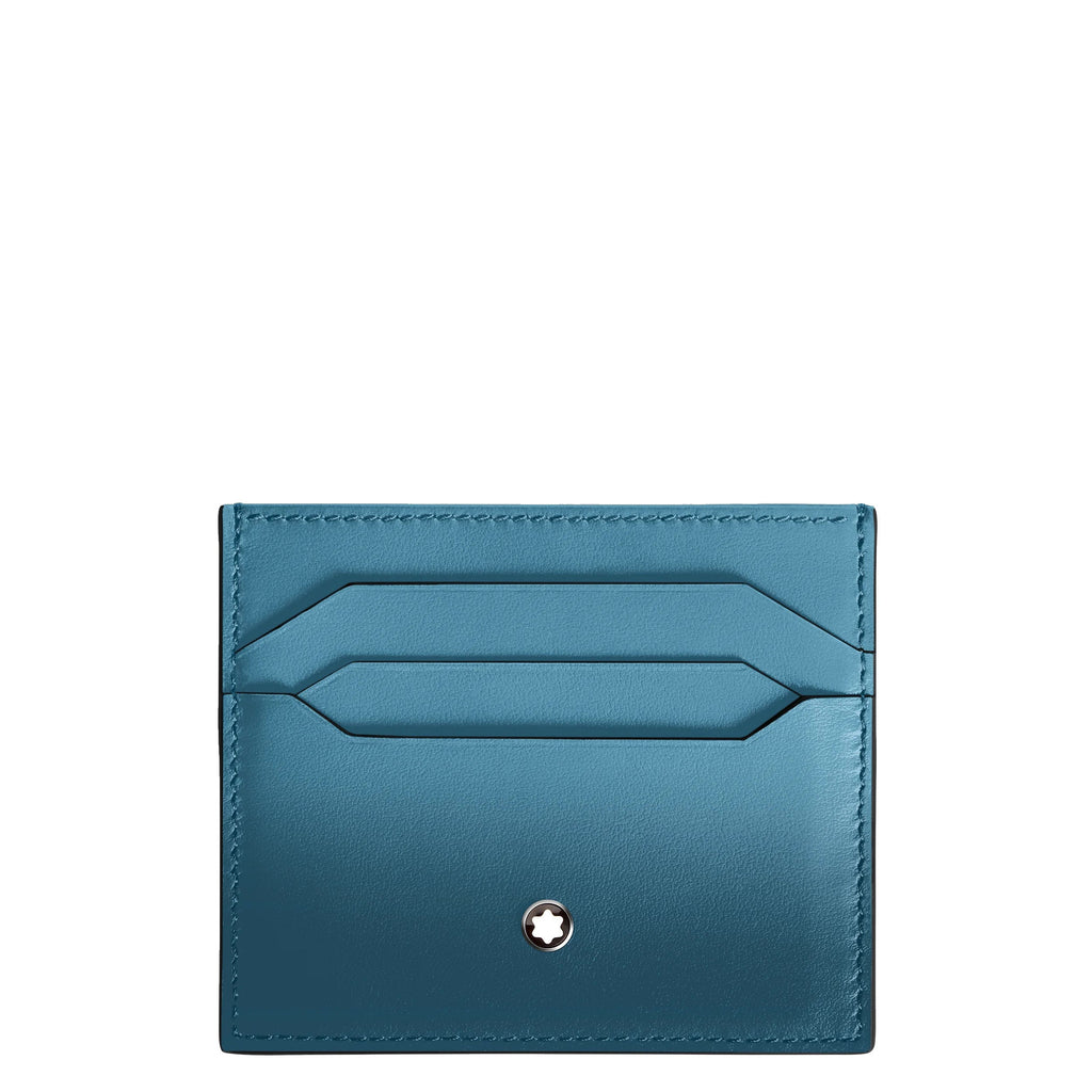 Montblanc porta carte 6 scomparti Meisterstück Blu fumé sfumato 199268
