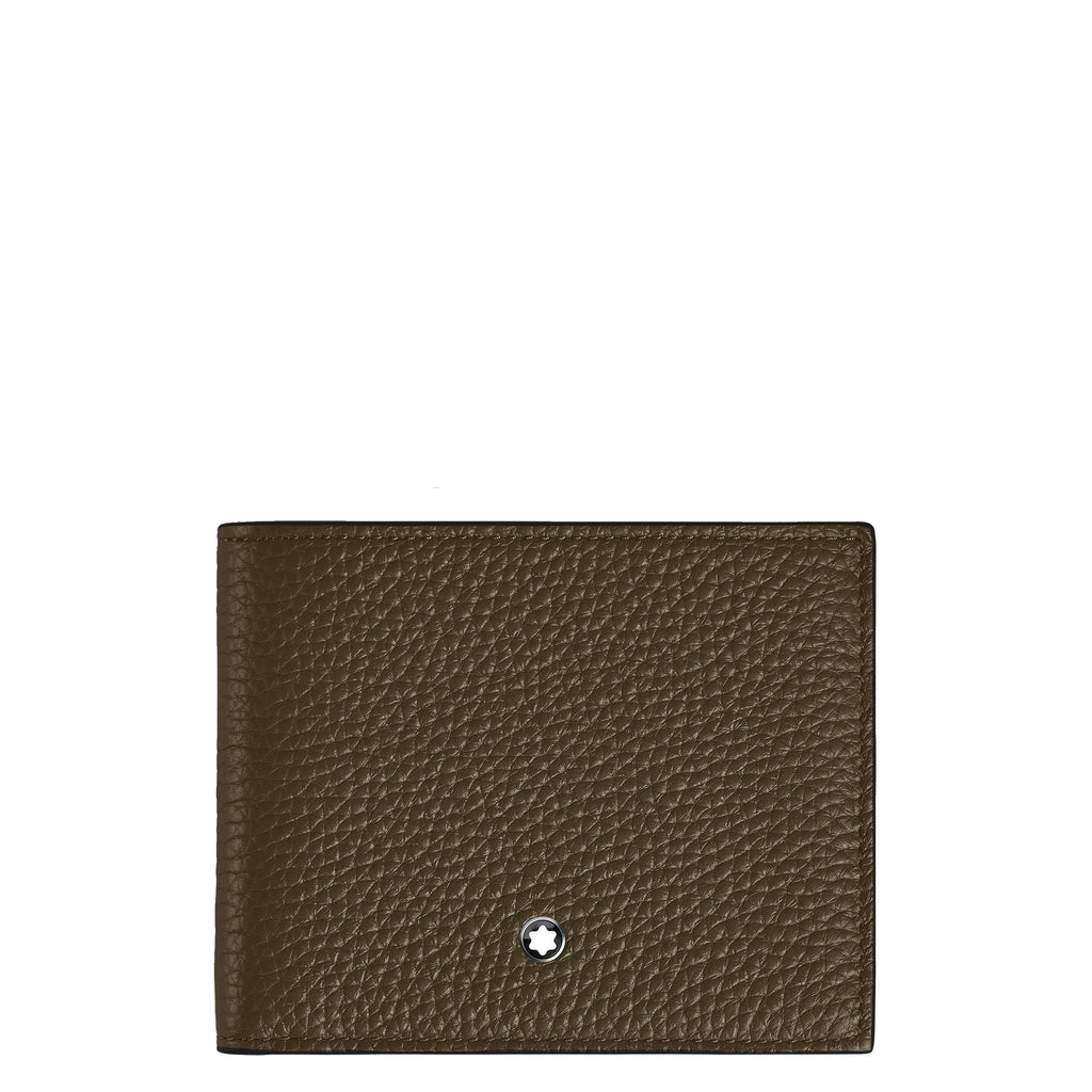 Montblanc portafoglio 6cc kaki 220197