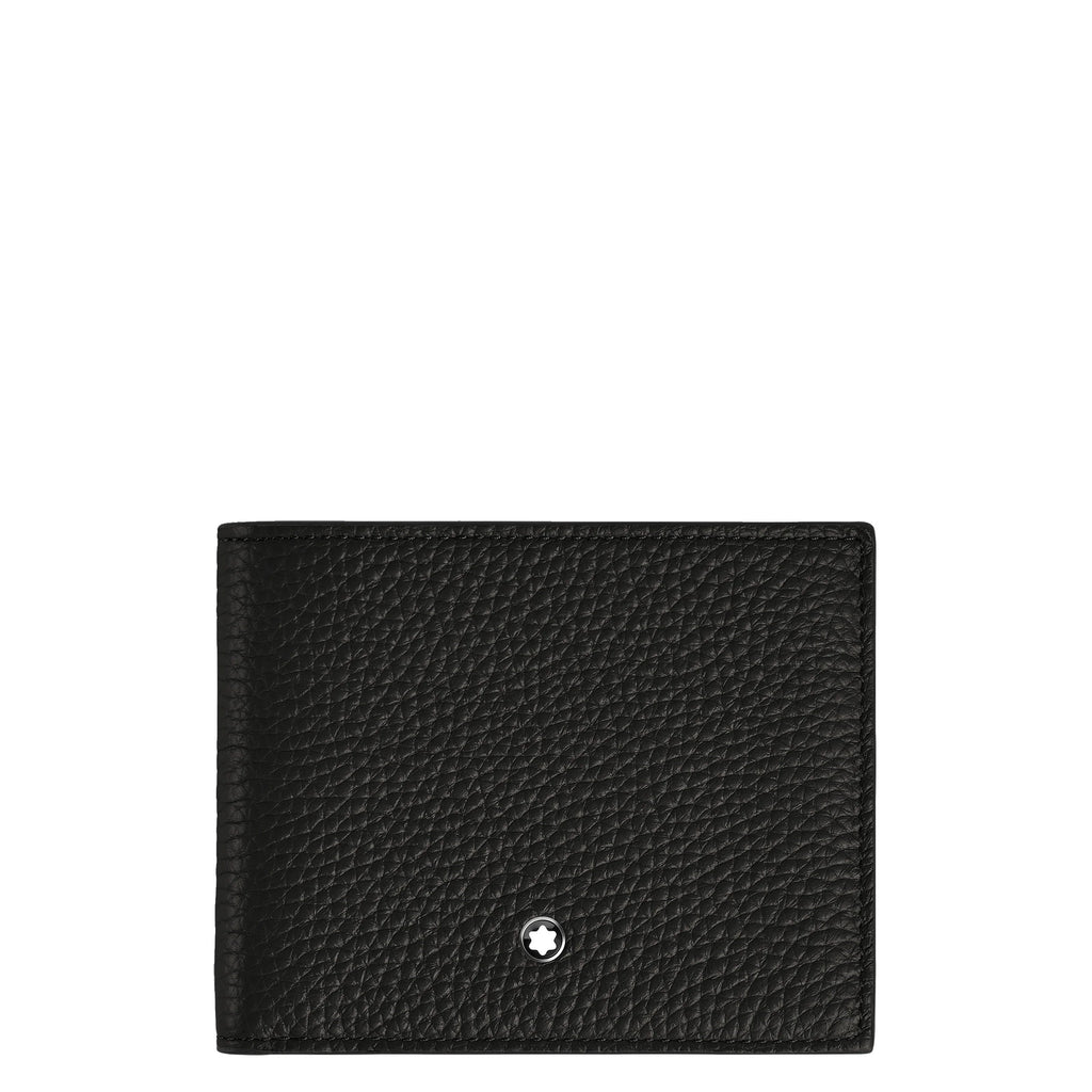 Montblanc portafoglio con portamonete 4 scomparti nero 220217