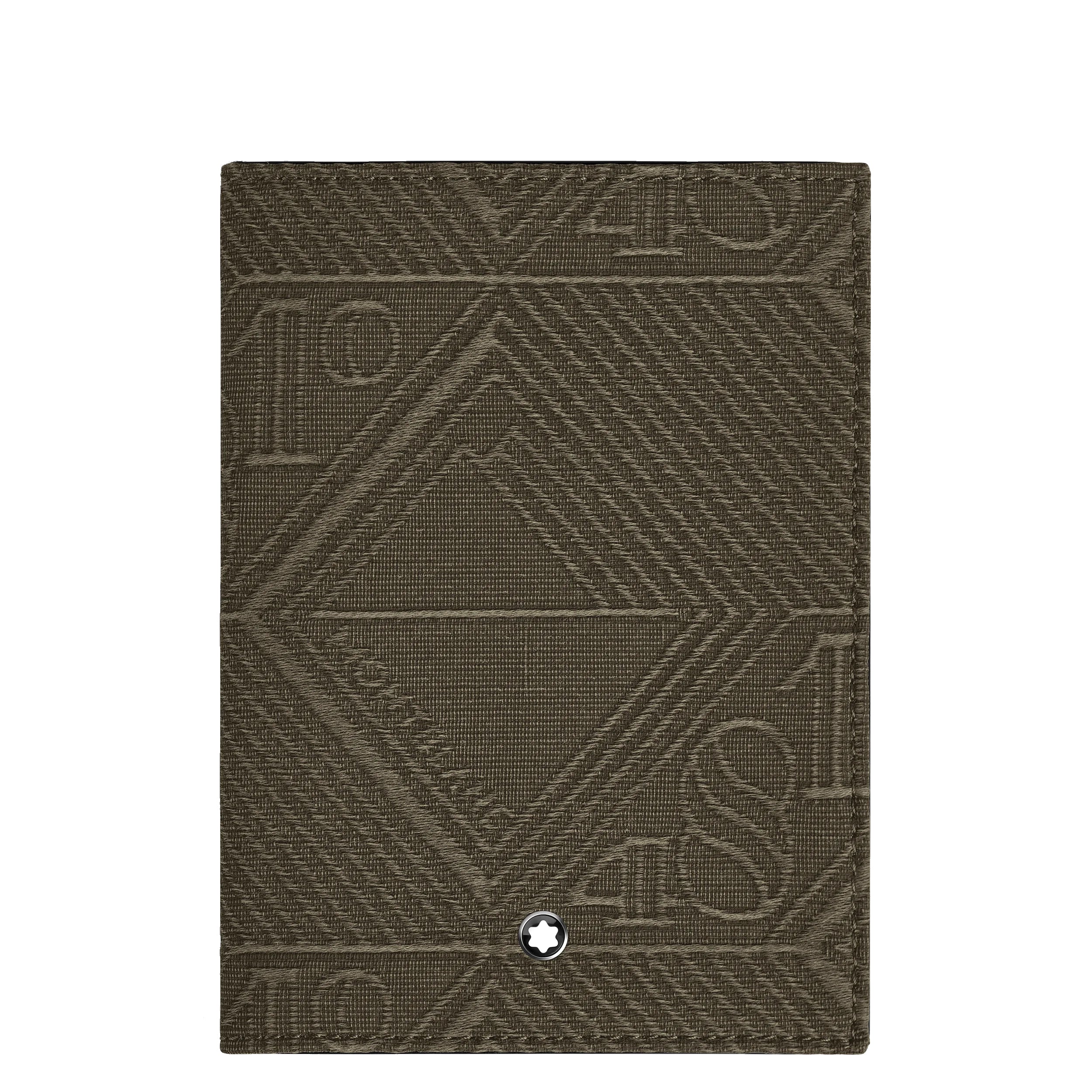 Montblanc custodia per passaporto 4810 kaki verde 220265