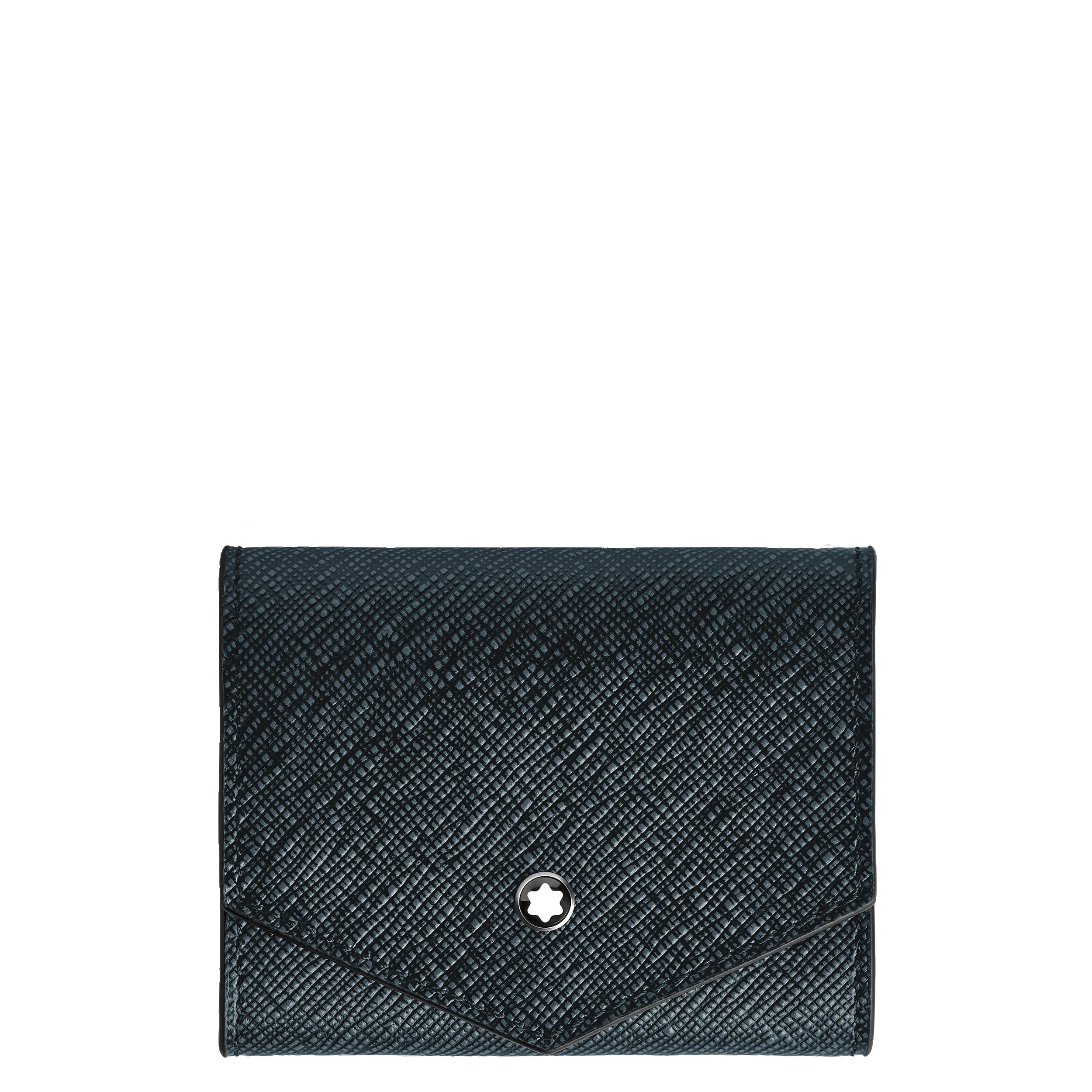Montblanc portamonete Sartorial tweed blu 220348