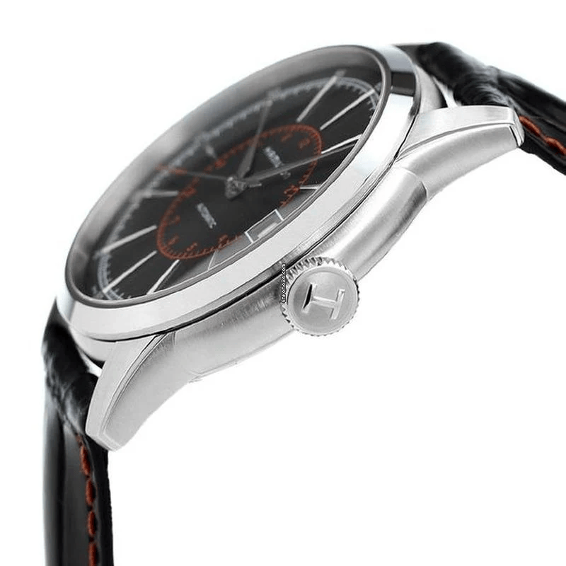 Hamilton American Classic 40mm – cinturino in pelle nero H40555731