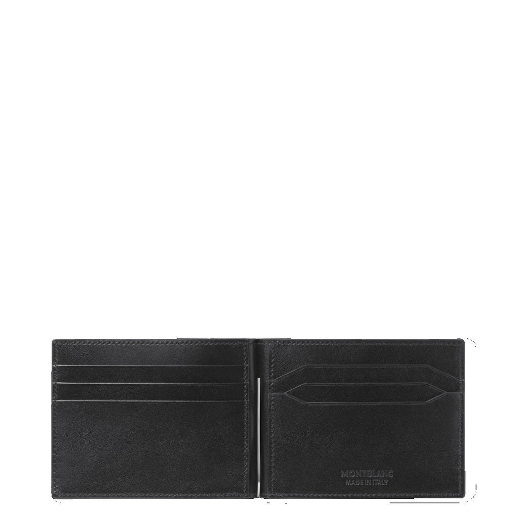 Montblanc Portafoglio Meisterstück 6 scomparti con fermasoldi nero 198313