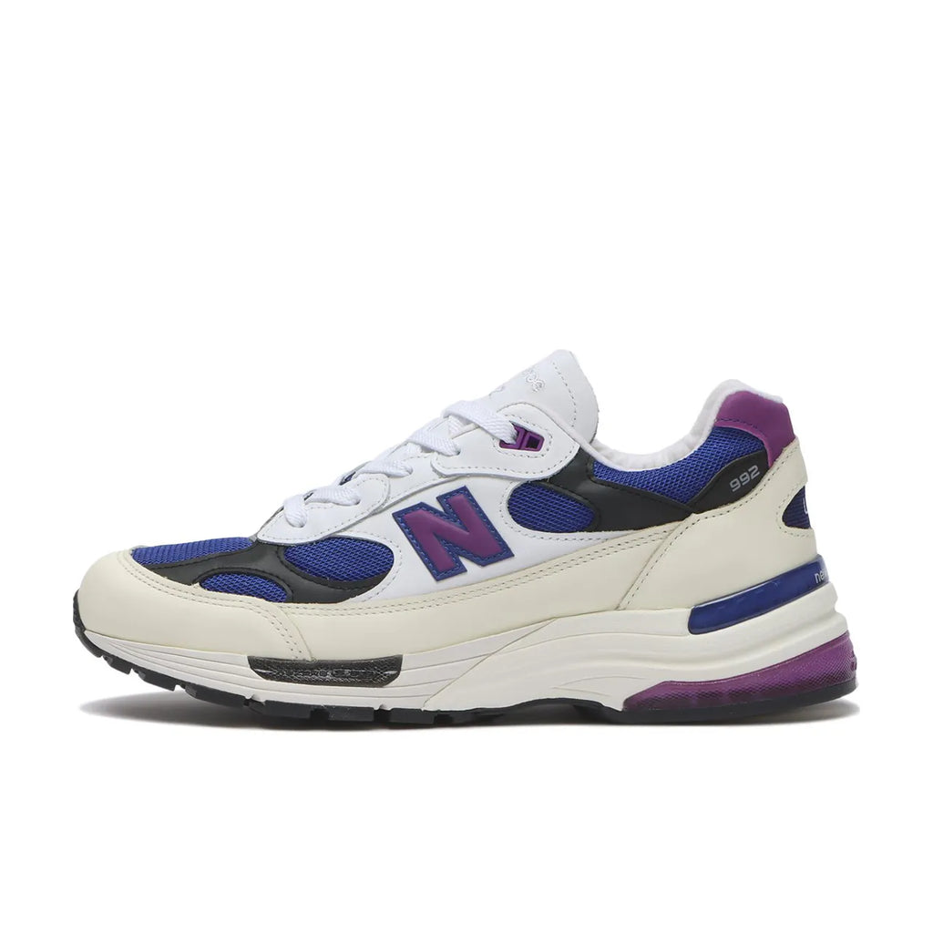 New Balance 992 MiUSA White Royal Purple Fuchsia