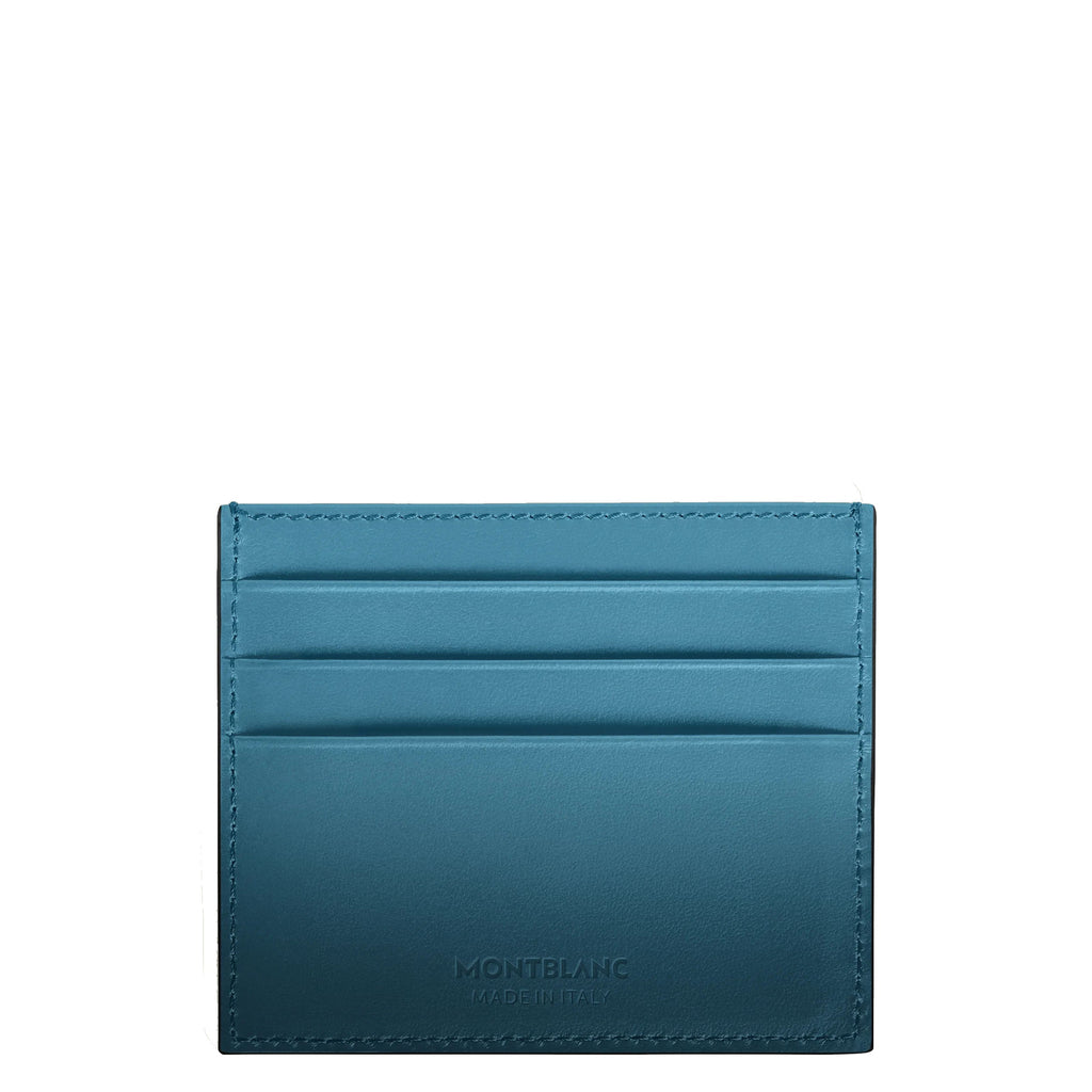 Montblanc porta carte 6 scomparti Meisterstück Blu fumé sfumato 199268