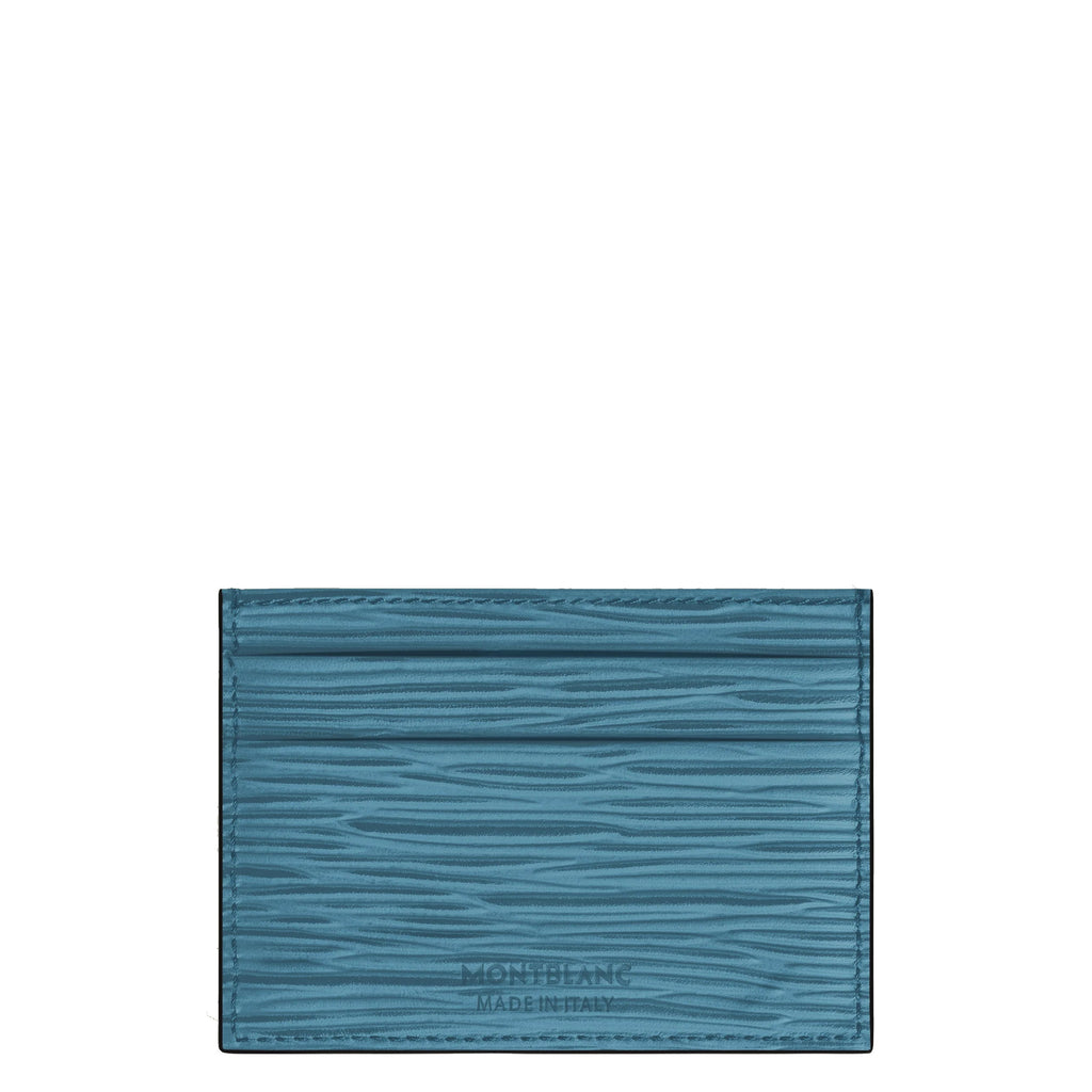 Montblanc porta carte 5 scomparti 4810 Blu Fumé 199349