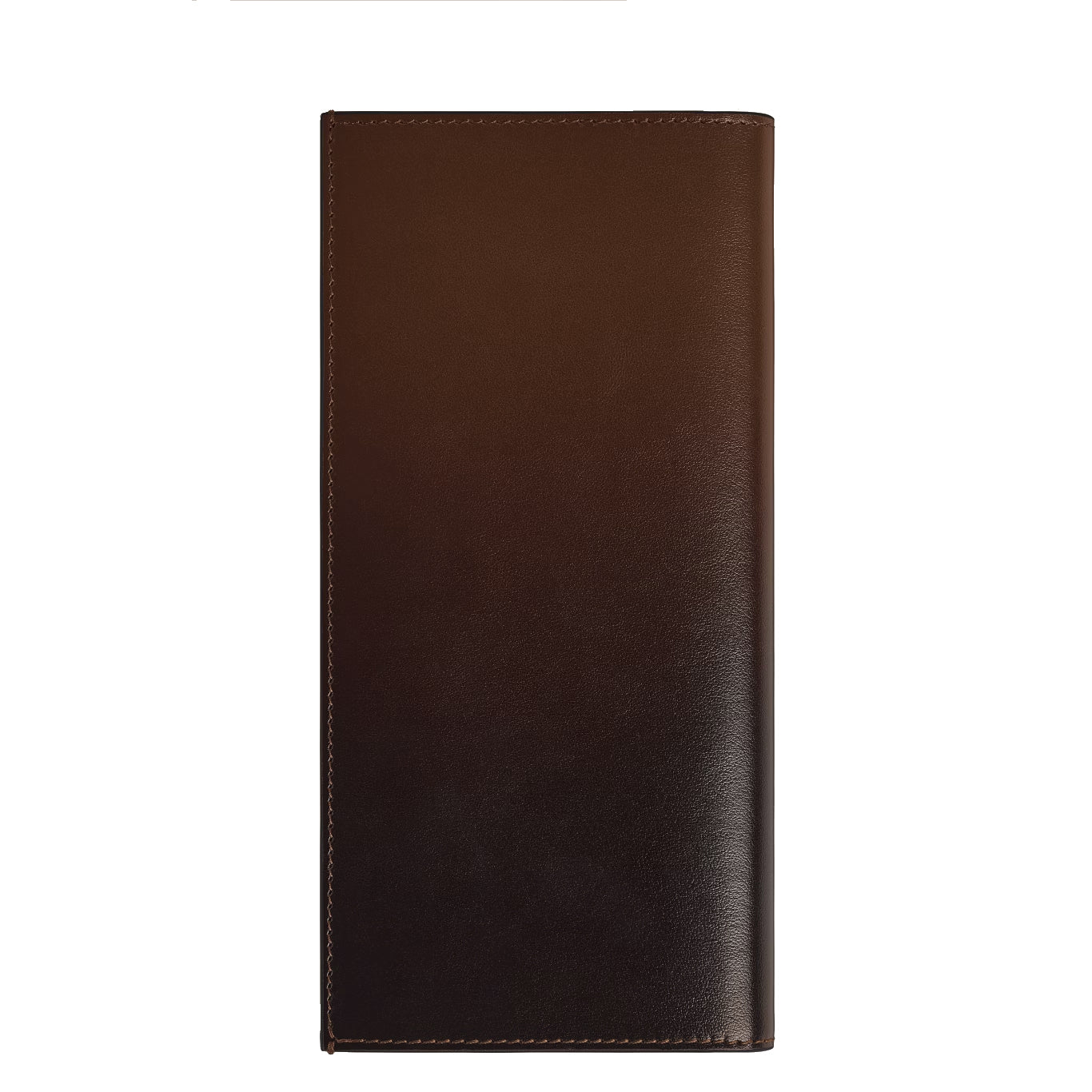 Montblanc portafoglio 14 scomparti Meisterstück, tasca con cerniera sfumato marrone 220318