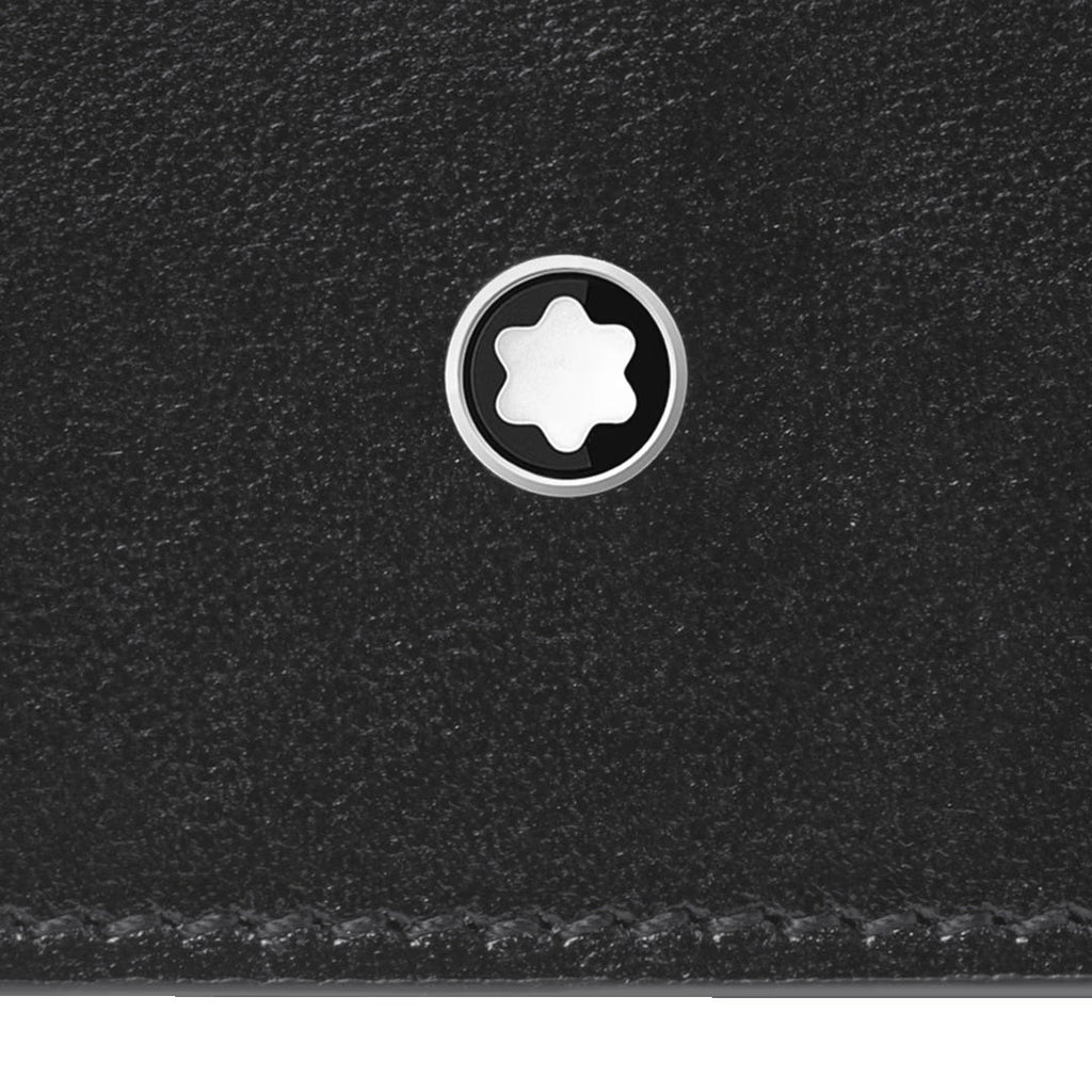 Montblanc Portafoglio Meisterstück 6 scomparti con fermasoldi nero 198313
