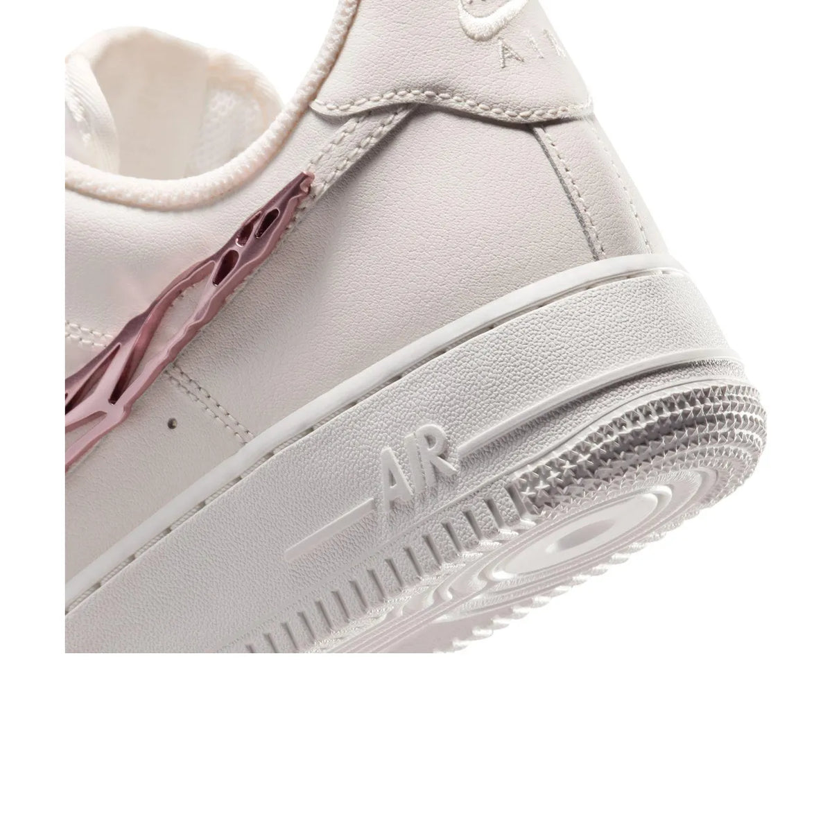 Nike Air Force 1 Low Liquid Metal Swoosh Metallic Rose Gold