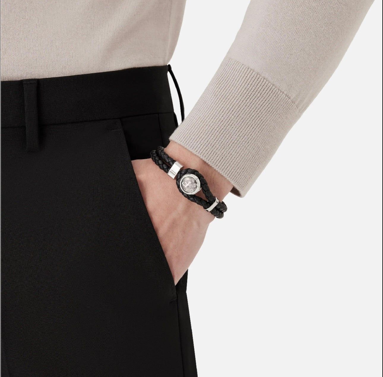 Montblanc bracciale Homage to Brothers Grimm misura S 12951660
