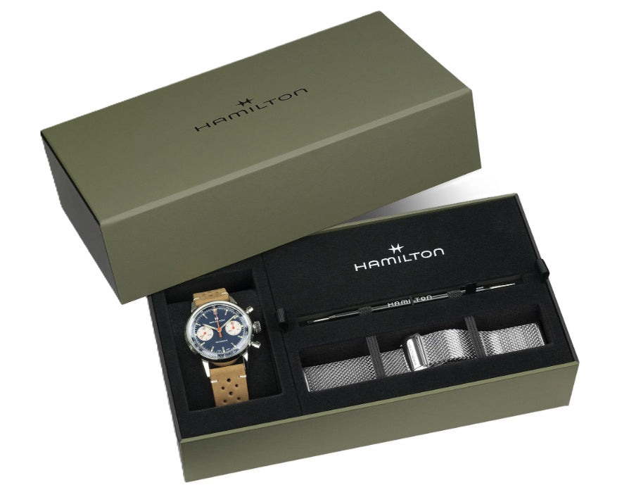 HAMILTON Mod. INTRA-MATIC AUTOMATIC CHRONO Special Pack + Extra Strap