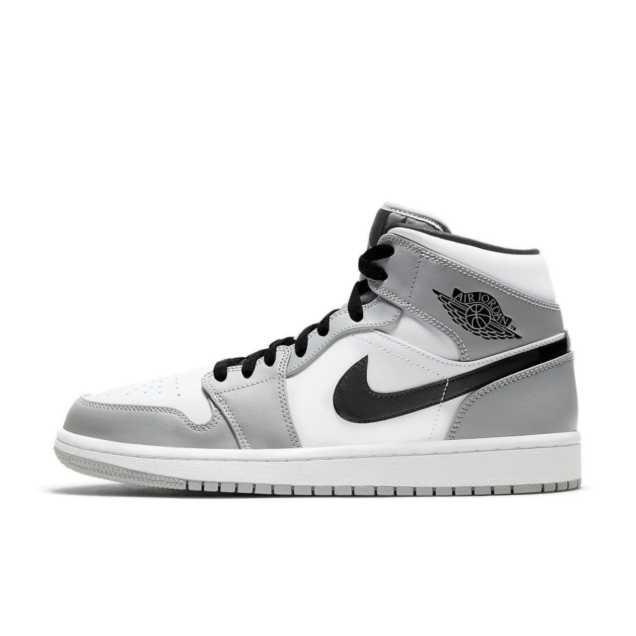 Jordan 1 Mid Light Smoke Grey