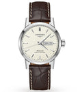 LONGINES - THE LONGINES 1832 COLLECTION Automatic. Annual Calendar Alligator Strap ANNUAL CALENDAR