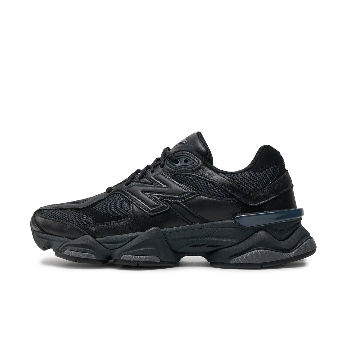 New Balance 9060 Triple Black Leather