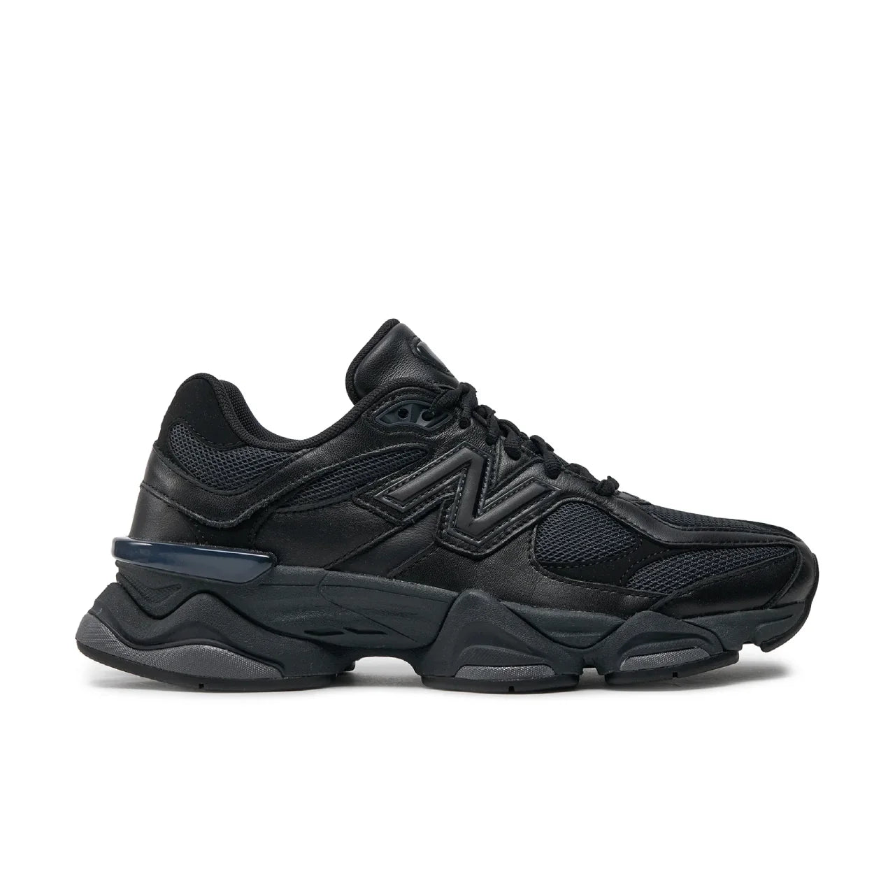 New Balance 9060 Triple Black Leather