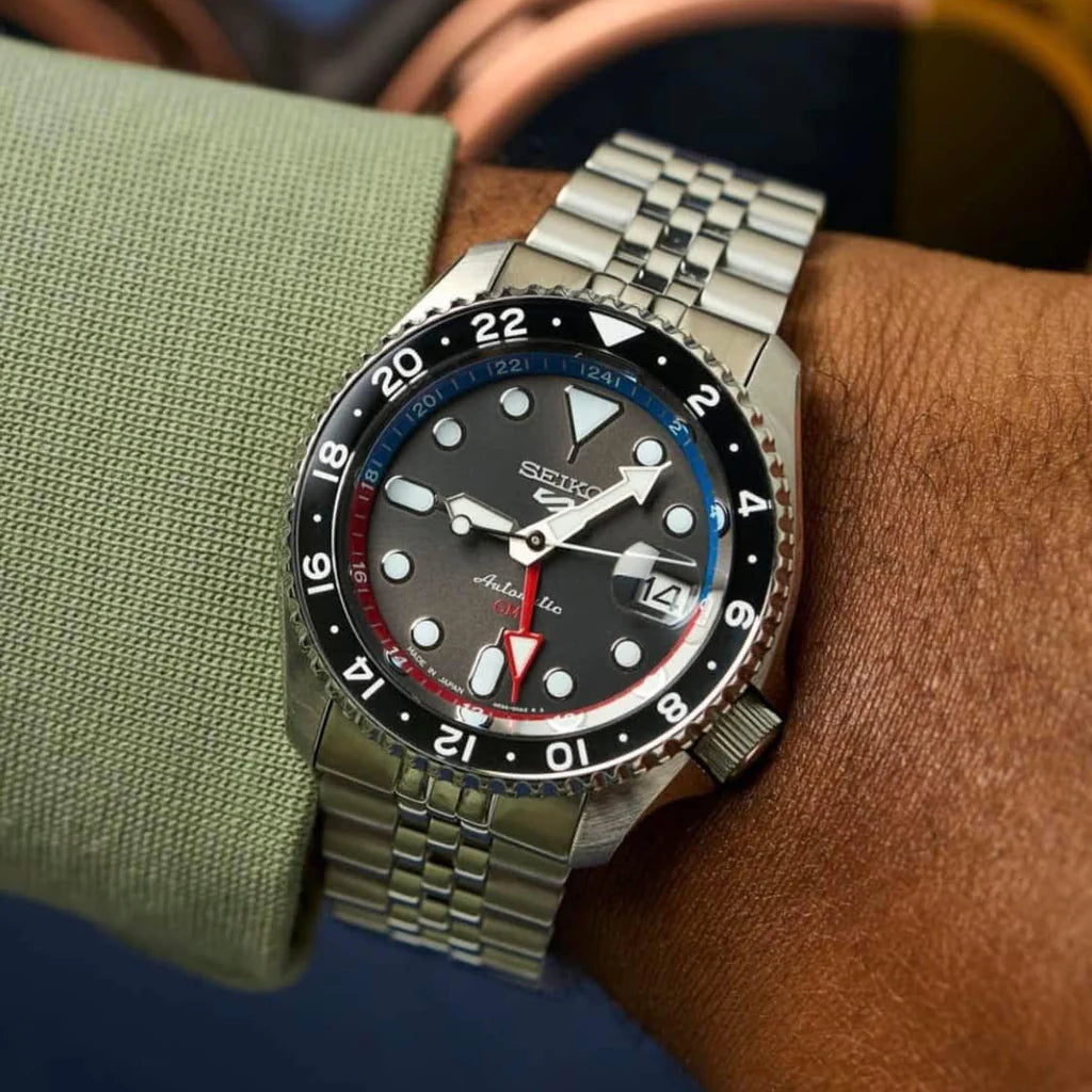 Seiko SSK019K1 – Automatico GMT – Quadrante Grigio – Cassa 42,5 mm – Codice SSK019K1