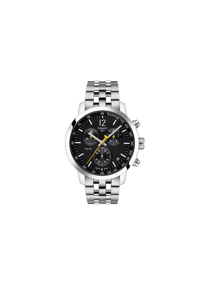 Tissot PRC 200 – Chronograph Quartz Swiss Made, Black Dial, 43mm – T114.417.11.057.00