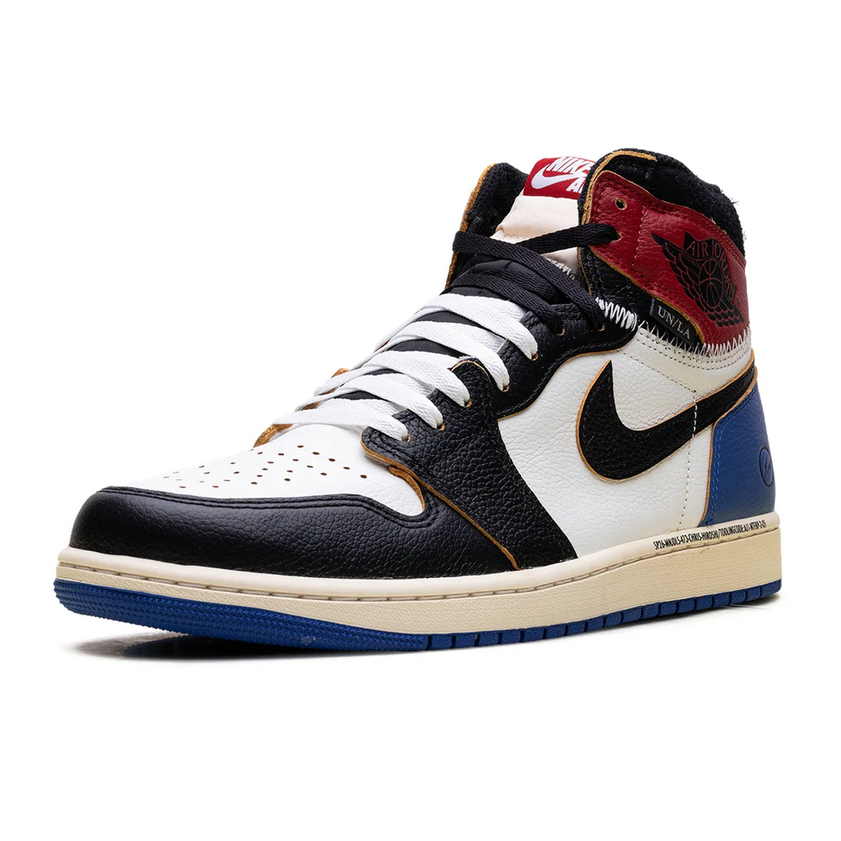 Jordan 1 Retro High OG SP Fragment x Union LA Varsity Red Sport Royal