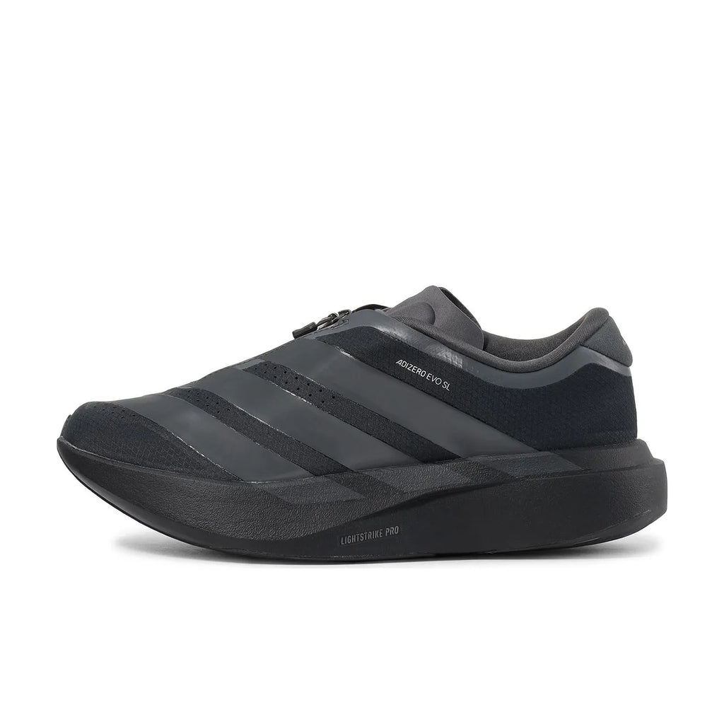 adidas Adizero Evo SL Zip Black Gray Six