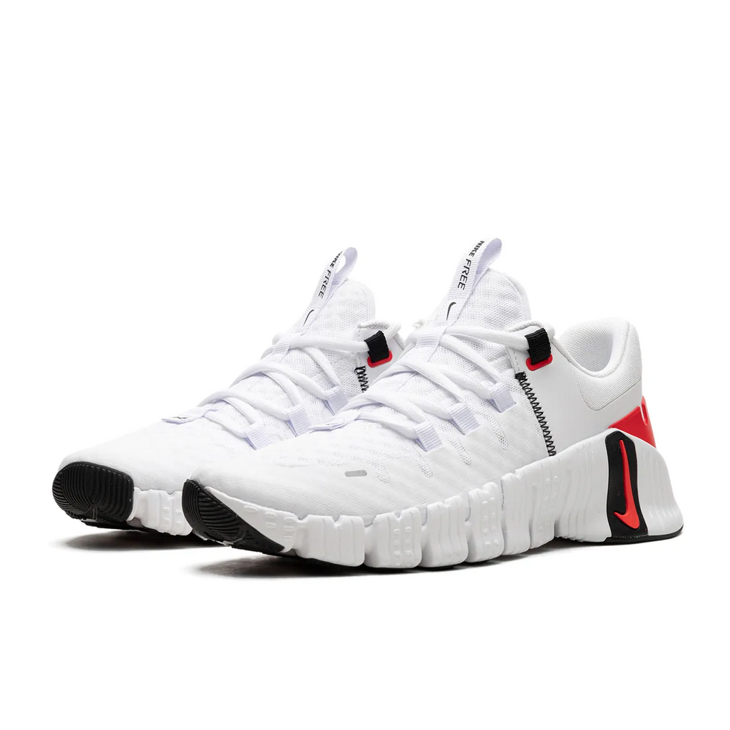 Nike Free Metcon 5 White Bright Crimson