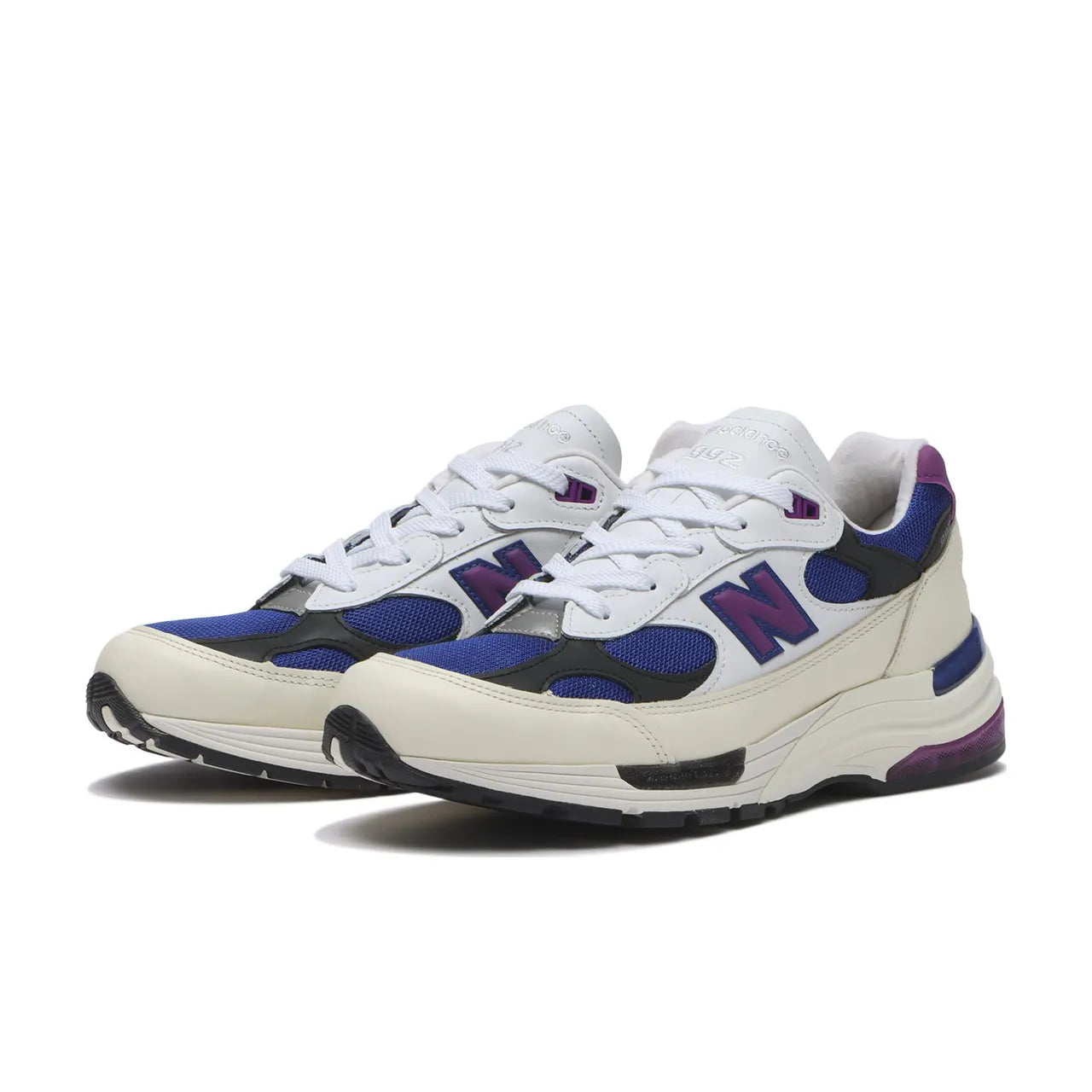 New Balance 992 MiUSA White Royal Purple Fuchsia