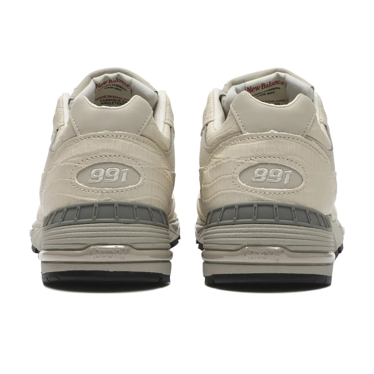 New Balance 991 MiUK Oyster Grey Crocodile
