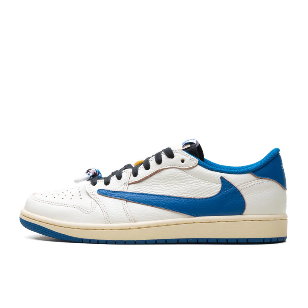 Jordan 1 Retro Low OG SP Fragment x Travis Scott Sail Military Blue