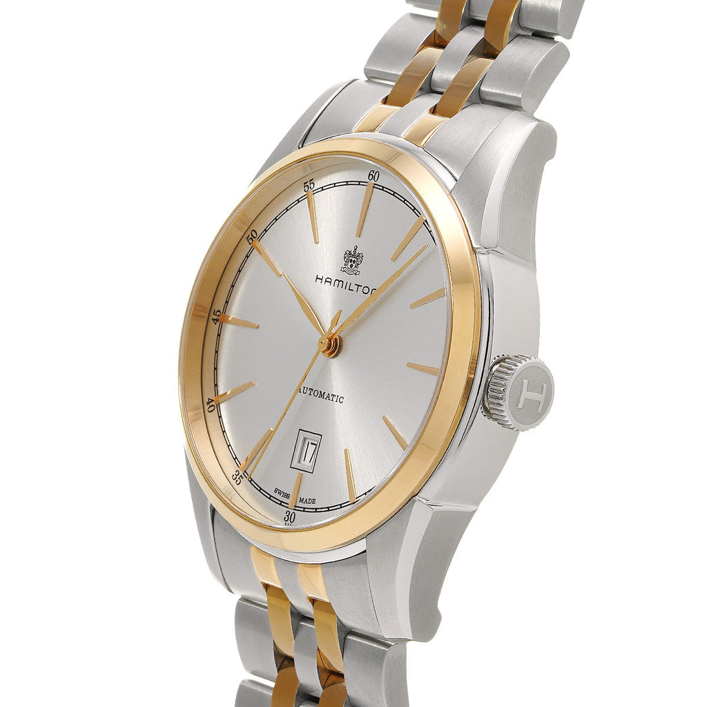 Hamilton American Classic H42425151 – Automatico elegante con quadrante argento e cassa in PVD rosa