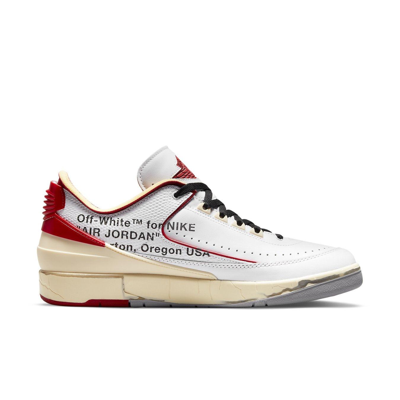 Jordan 2 Retro Low Sp Off white White Red
