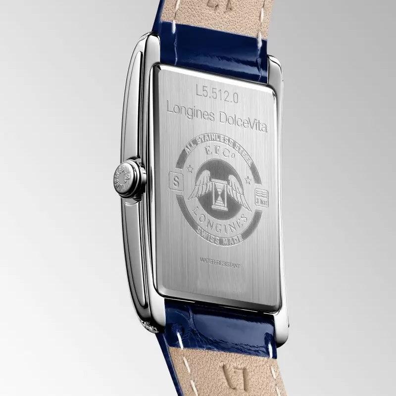 Longines orologio DolceVita 23.30 x 37.00mm argento diamanti quarzo acciaio L5.512.0.71.7
