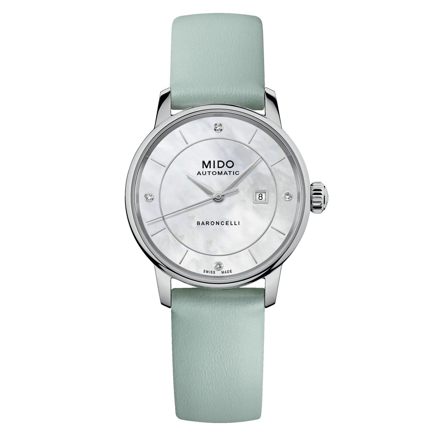 Mido orologio Baroncelli Signature Lady Colors Box Special Edition 30mm madreperla automatico acciaio M037.207.16.106.00