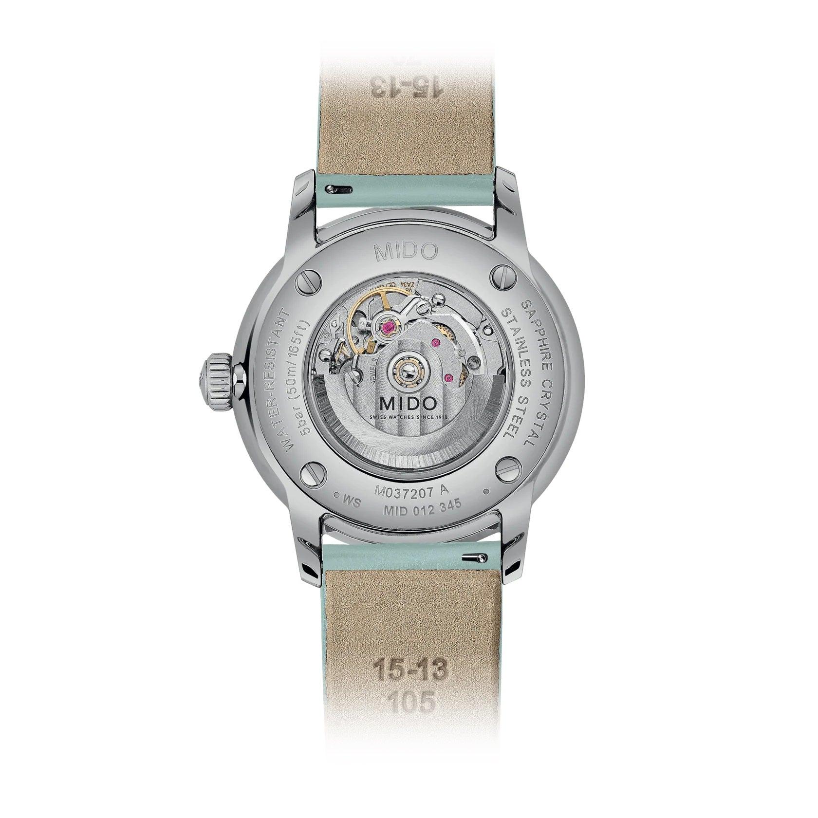 Mido orologio Baroncelli Signature Lady Colors Box Special Edition 30mm madreperla automatico acciaio M037.207.16.106.00