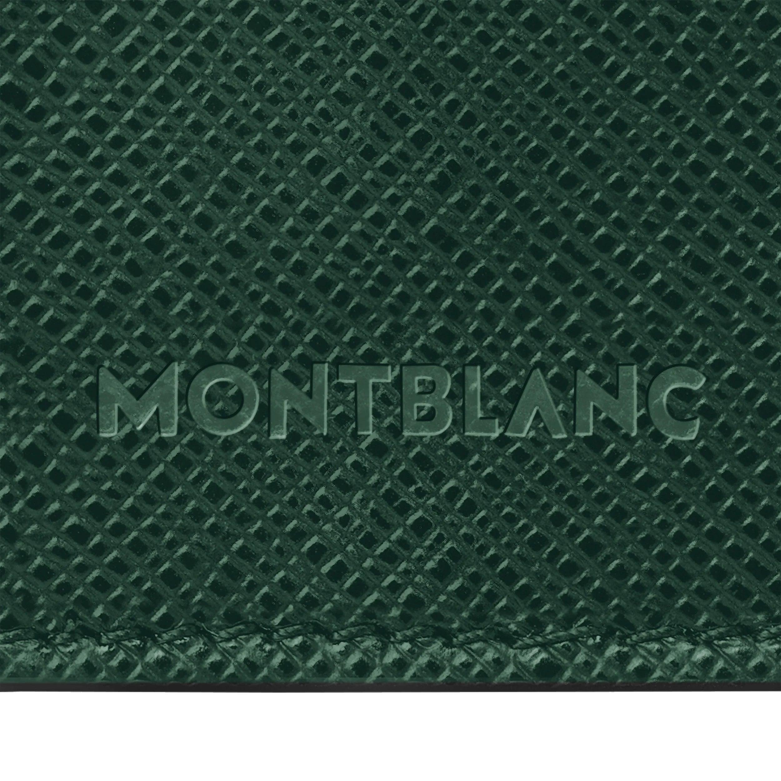 Montblanc astuccio per 2 strumenti da scrittura Montblanc Sartorial verde 131205