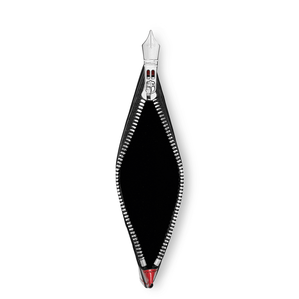 Montblanc custodia Meisterstück 8 scomparti con tasca con rosso 129688