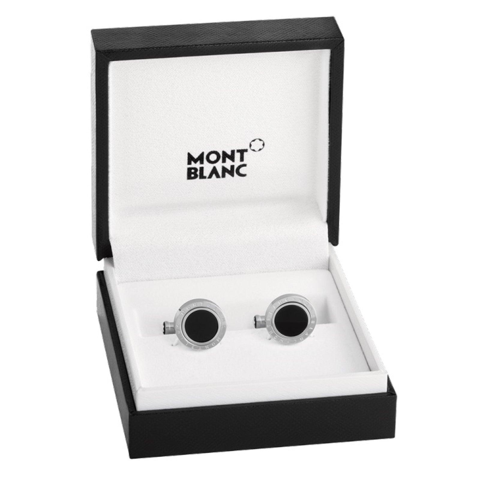 Montblanc gemelli Meisterstuck acciaio 116664