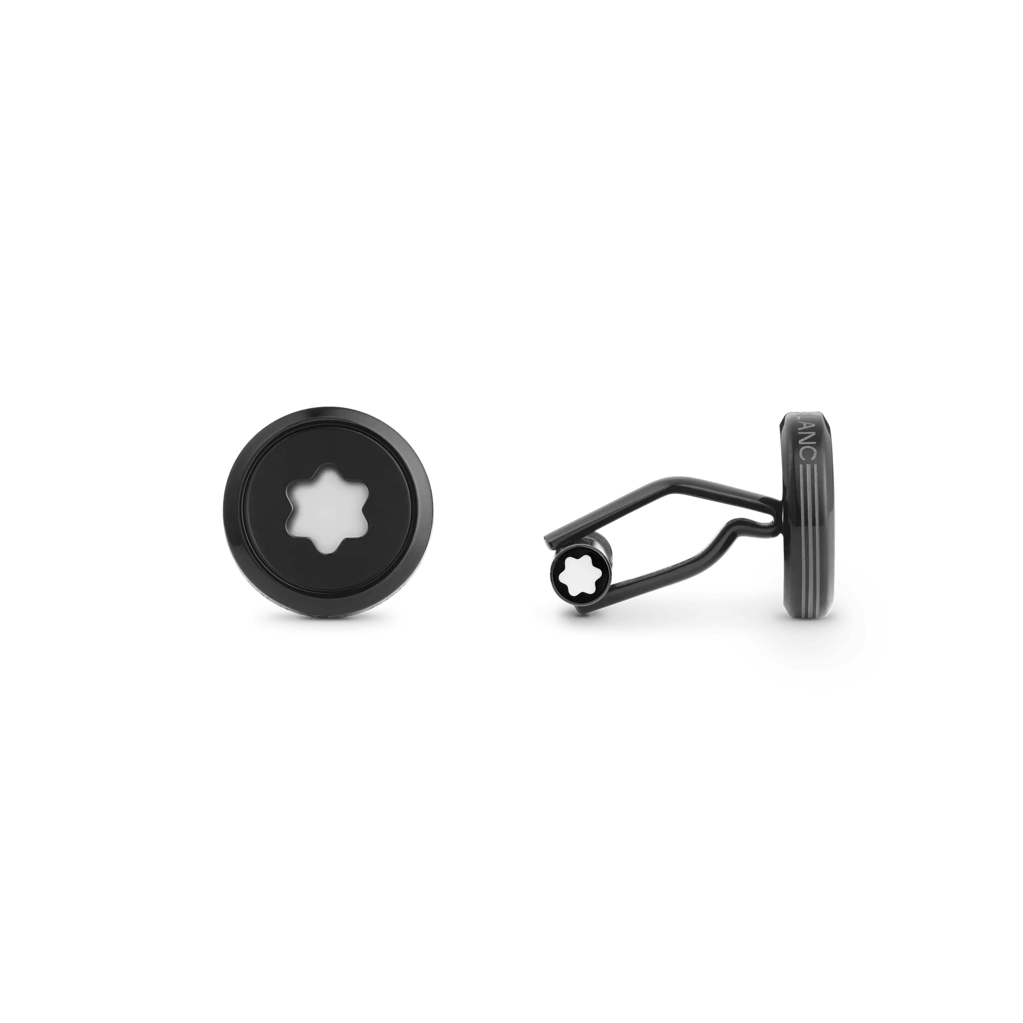 Montblanc gemelli StarWalker Black Cosmos acciaio nero 129788