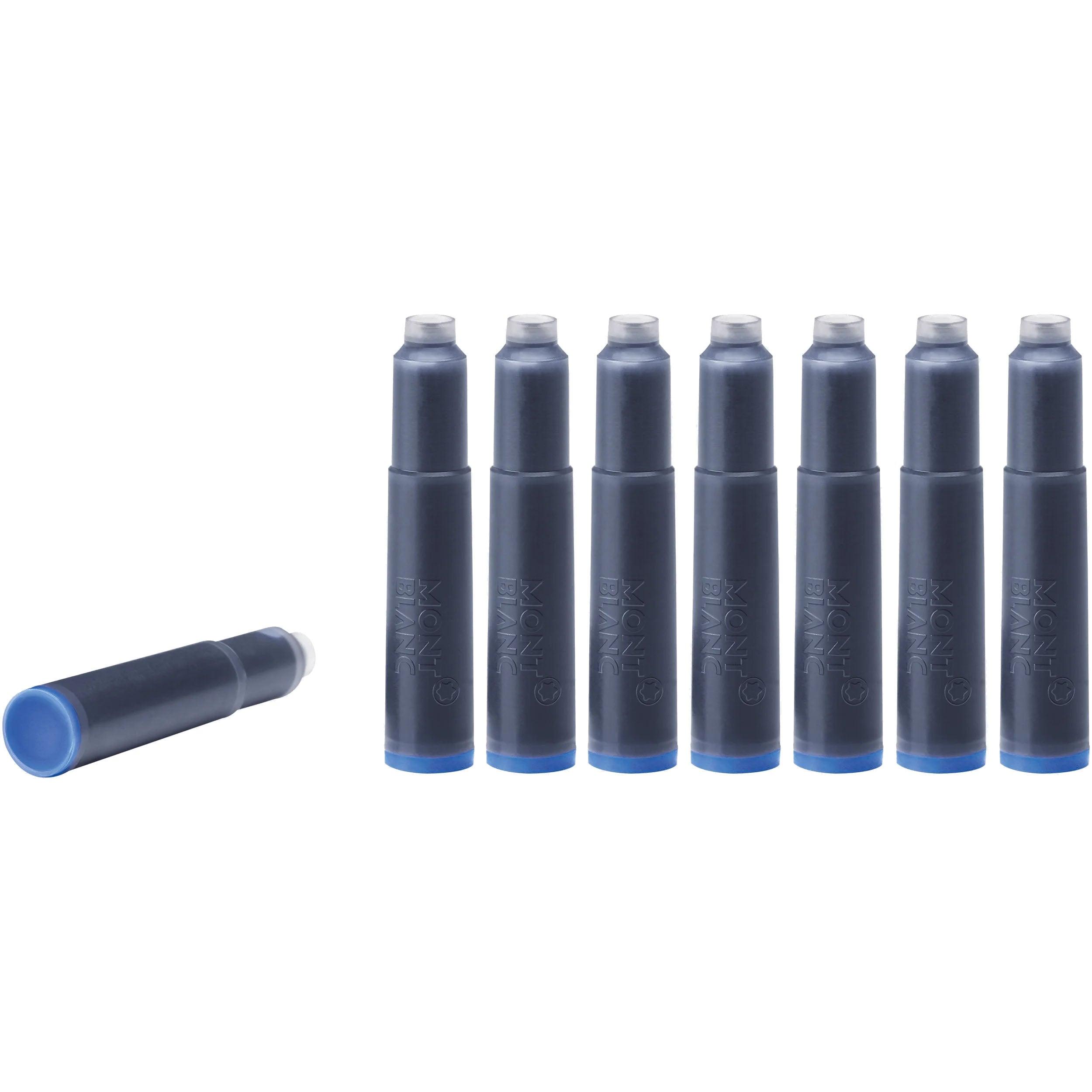 Montblanc inchiostro in cartucce Royal Blue blu royal confezione 8 pezzi 128198