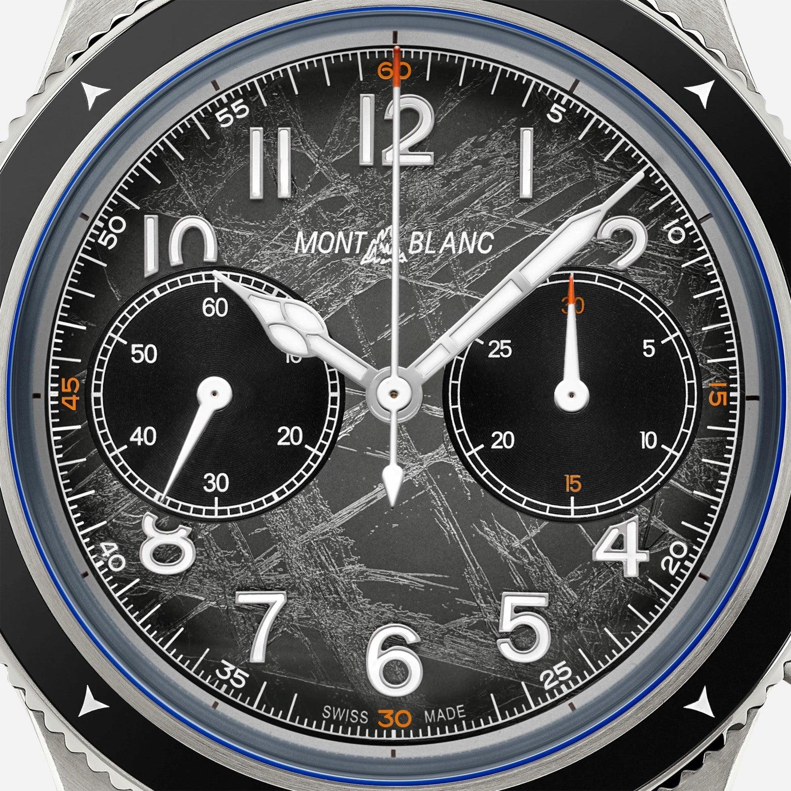 Montblanc orologio Montblanc 1858 Automatic Chronograph 0 Oxygen The 8000 42mm grigio automatico acciaio 130983
