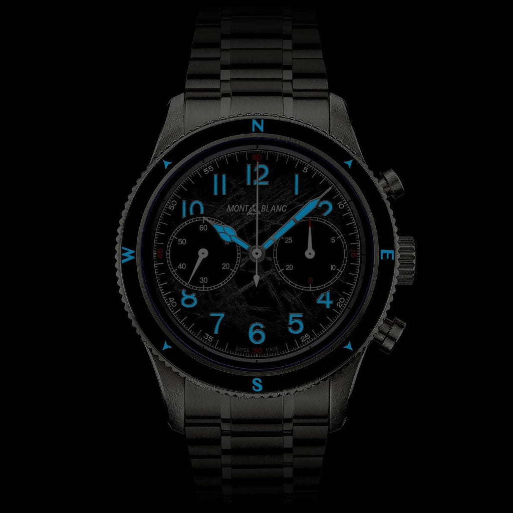Montblanc orologio Montblanc 1858 Automatic Chronograph 0 Oxygen The 8000 42mm grigio automatico acciaio 130983