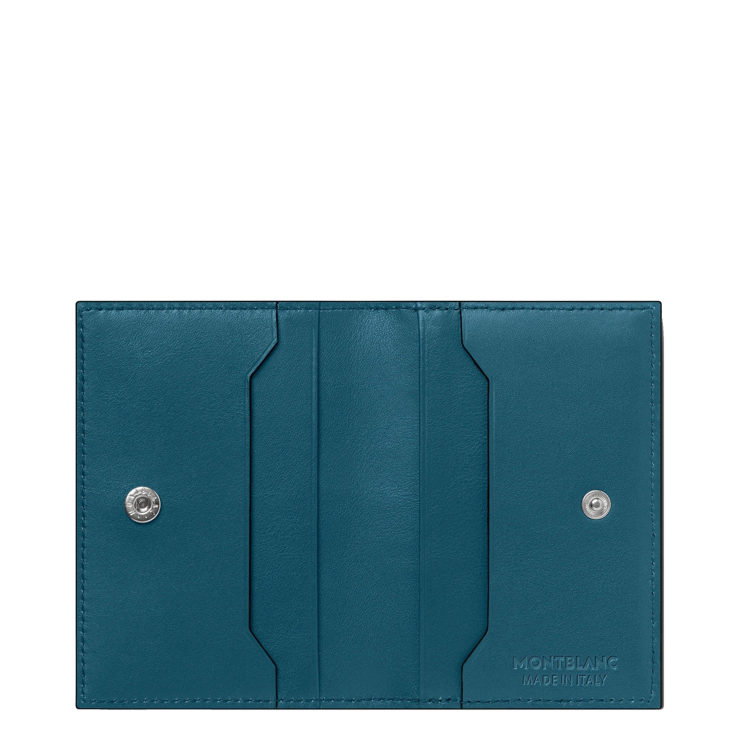 Montblanc porta carte 4 scomparti Meisterstück Selection Soft ottanio 131258