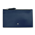 Montblanc porta carte con cerniera Meisterstück blu 130453