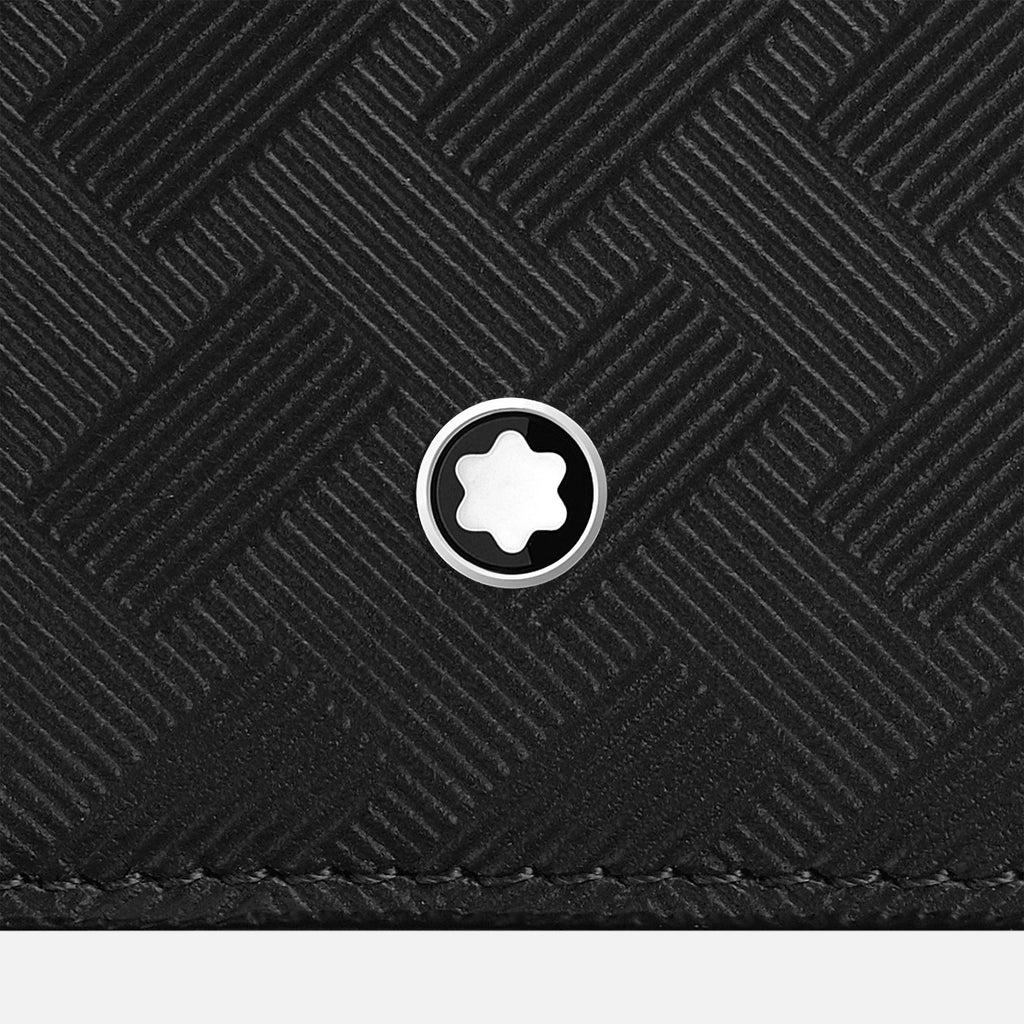 Montblanc porta carte di credito 3 scomparti con cerniera Montblanc Extreme 3.0 nero 129980