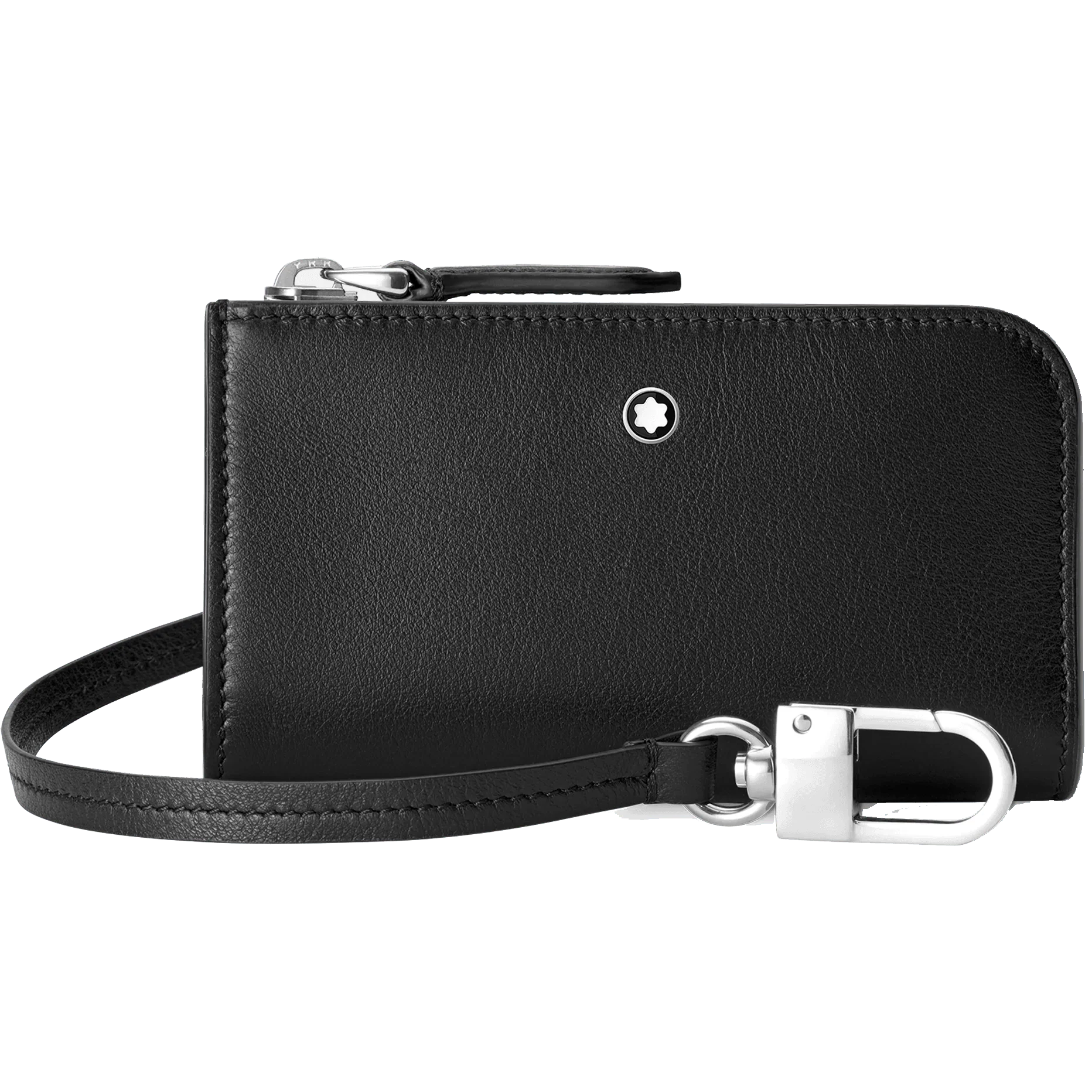 Montblanc portachiavi 2 aperture Meisterstück Selection Soft nero 129700