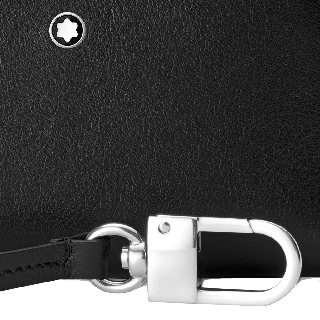 Montblanc portachiavi 2 aperture Meisterstück Selection Soft nero 129700
