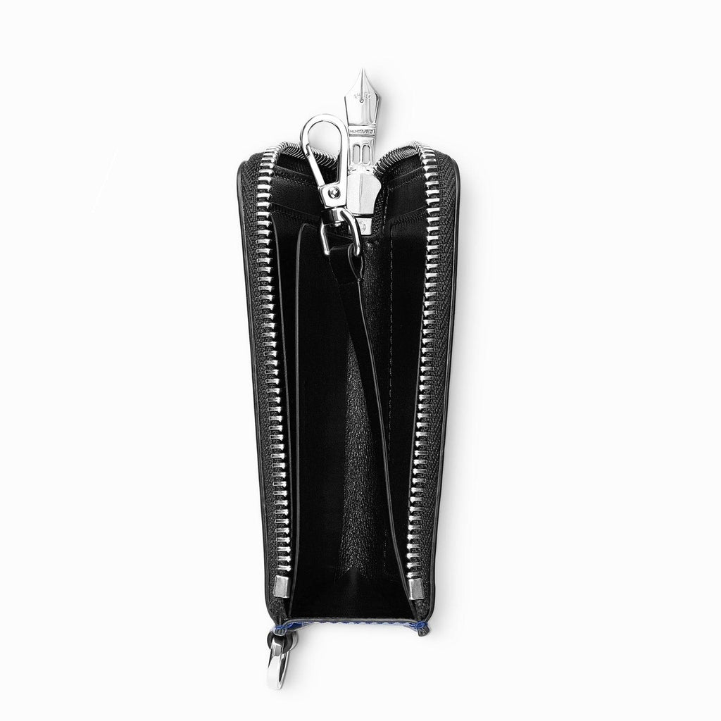 Montblanc Portachiavi Meisterstück blu con 4 scomparti 129690