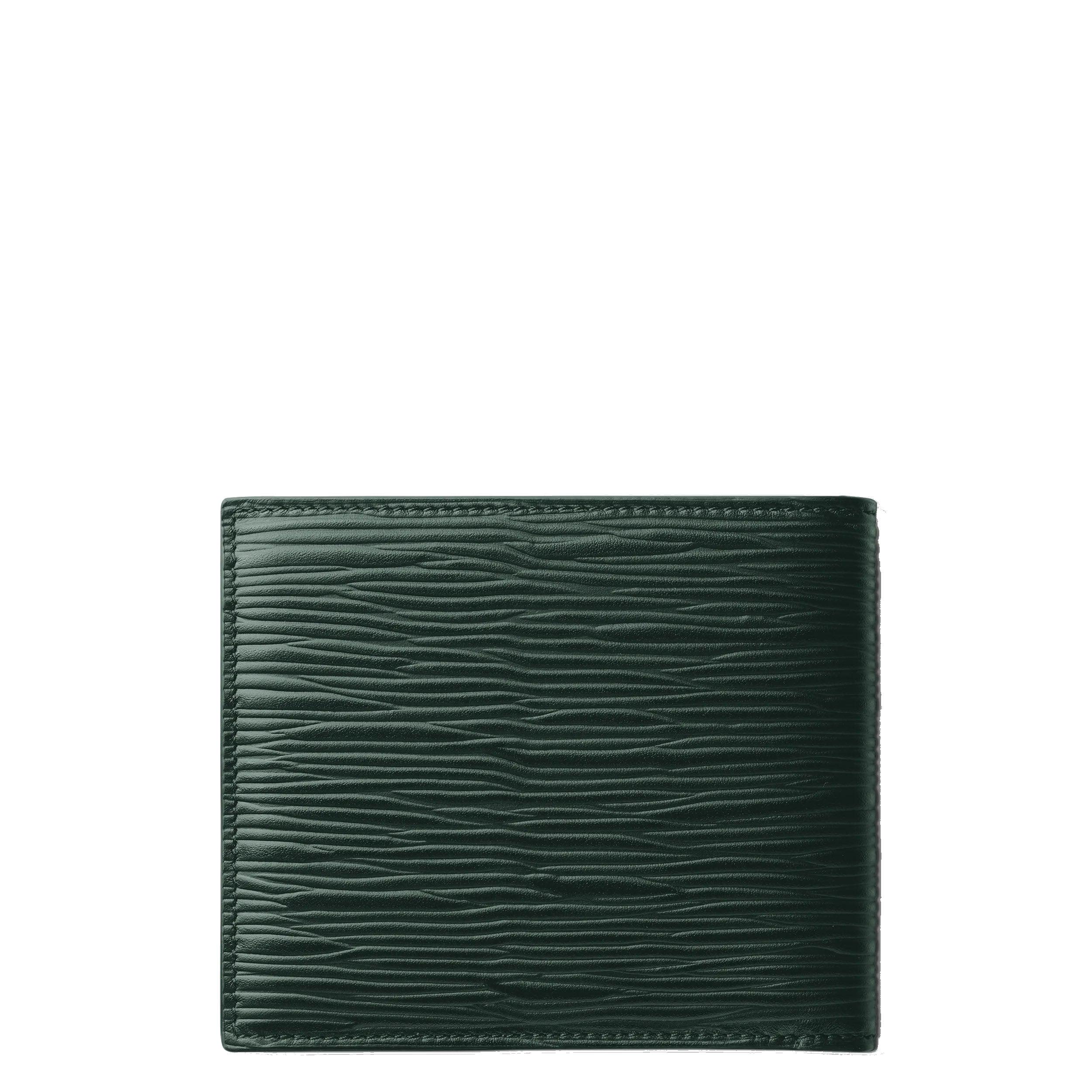 Montblanc portafoglio 8 scomparti Meisterstück 4810 verde 130936
