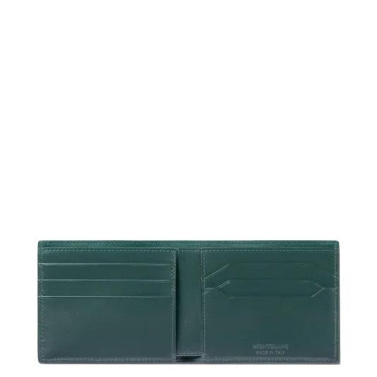 Montblanc portafoglio Meisterstück 6 scomparti Verde Britannico 198271
