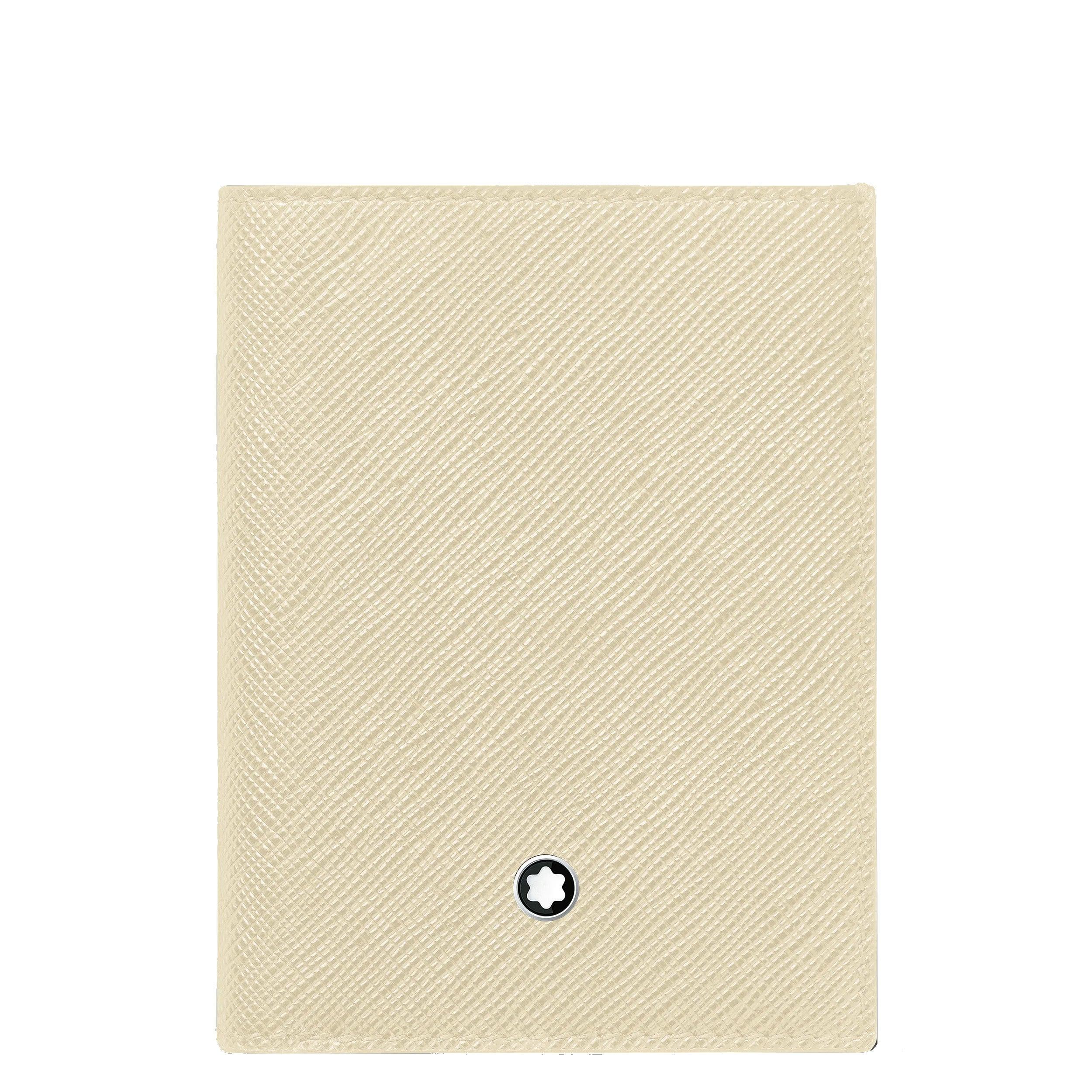 Montblanc portafoglio mini 4 scomparti Montblanc Sartorial avorio 130837